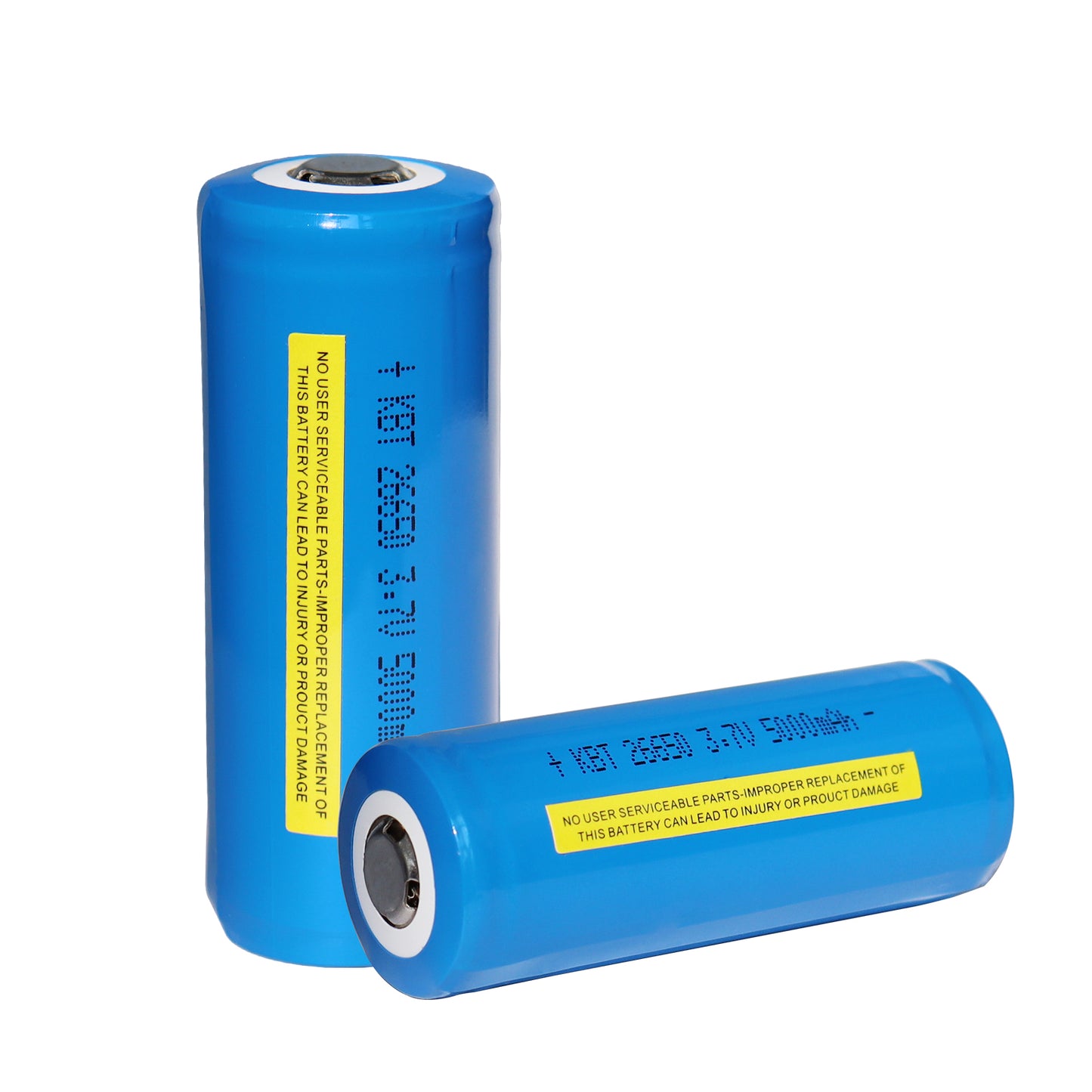 KBT Protected 18650 Rechargeable Battery, 3.7V 2600mAh, Button Top, wi –  KBT-BATTERY